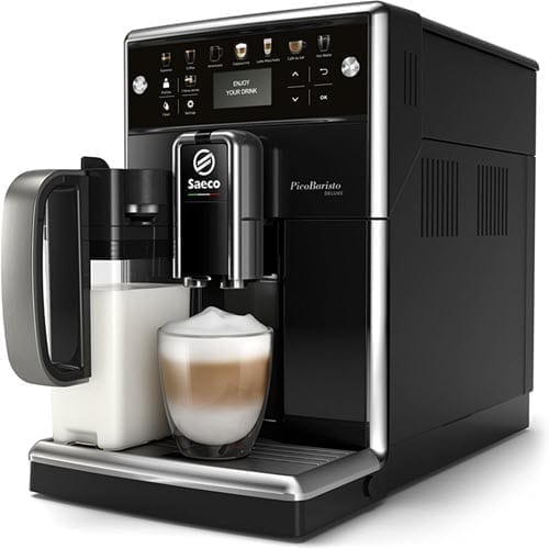 La machine à café à grain silencieuse Saeco PicoBaristo Deluxe SM557010 représente selon notre test un bon rapport qualité/prix